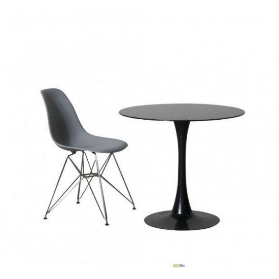 Kitchen chair 8056A LINO metal/plastic EuroDom gray Kitchen chair 8056A LINO metal/plastic EuroDom gray