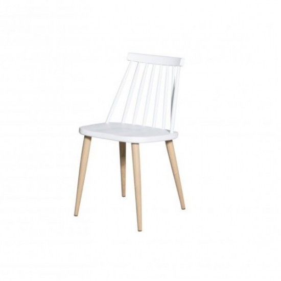 Kitchen chair DAY 8311A wood/plastic EuroDom white Kitchen chair DAY 8311A wood/plastic EuroDom white