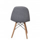 Kitchen chair PP-625 OZZY frame metal/wood upholstery fabric matting EuroDom gray Kitchen chair PP-625 OZZY frame metal/wood upholstery fabric matting EuroDom gray