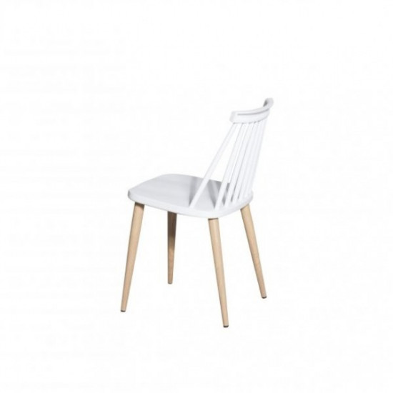Kitchen chair DAY 8311A wood/plastic EuroDom white Kitchen chair DAY 8311A wood/plastic EuroDom white