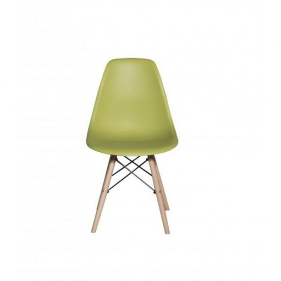 Kitchen chair ENZO DS-913 frame wood/metal seat plastic EuroDom olive Kitchen chair ENZO DS-913 frame wood/metal seat plastic EuroDom olive