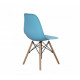 Kitchen chair ENZO DS-913 frame wood/metal seat plastic EuroDom blue Kitchen chair ENZO DS-913 frame wood/metal seat plastic EuroDom blue