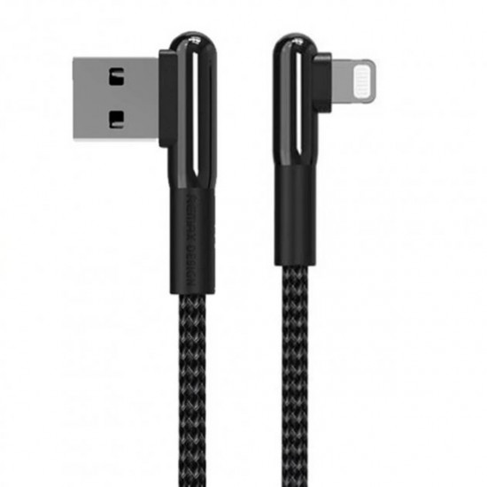 Кабель преміум якості Remax RC-155i USB - Lightning Чорний Кабель преміум якості Remax RC-155i USB - Lightning Чорний