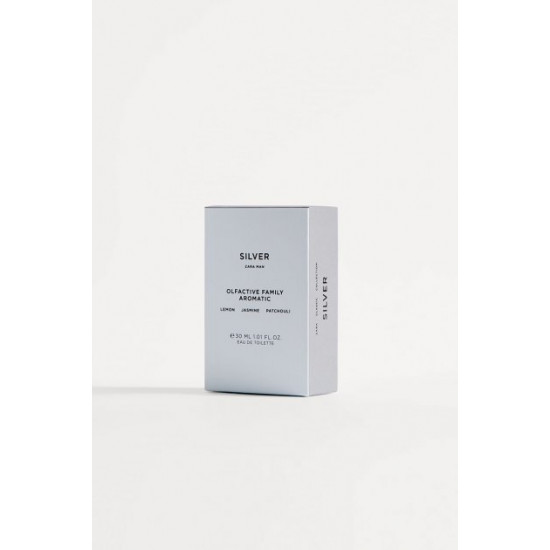 Туалетная вода для мужчин ZARA Silver EDT 30 мл Туалетная вода для мужчин ZARA Silver EDT 30 мл