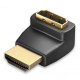 Adapter adapter 90 degrees SUNROZ HDMI F - HDMI M (female-male) (A48407) Adapter adapter 90 degrees SUNROZ HDMI F - HDMI M (female-male) (A48407)
