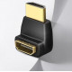 Adapter adapter 90 degrees SUNROZ HDMI F - HDMI M (female-male) (A48407) Adapter adapter 90 degrees SUNROZ HDMI F - HDMI M (female-male) (A48407)