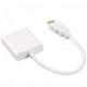  Кабель переходник SUNROZ HDMI - VGA адаптер, Белый (A48367)