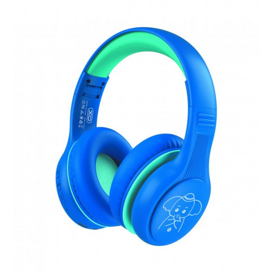 Бездротові повнорозмірні навушники Bluetooth для дітей XO BE26 Сині Бездротові повнорозмірні навушники Bluetooth для дітей XO BE26 Сині