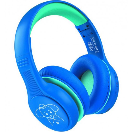 Бездротові повнорозмірні навушники Bluetooth для дітей XO BE26 Сині Бездротові повнорозмірні навушники Bluetooth для дітей XO BE26 Сині