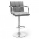 Барный стул HATTA Dublin Arm Eco Chrome Серый Барный стул HATTA Dublin Arm Eco Chrome Серый