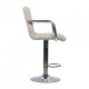 Барный стул HATTA Dublin Arm Eco Chrome Серый Барный стул HATTA Dublin Arm Eco Chrome Серый