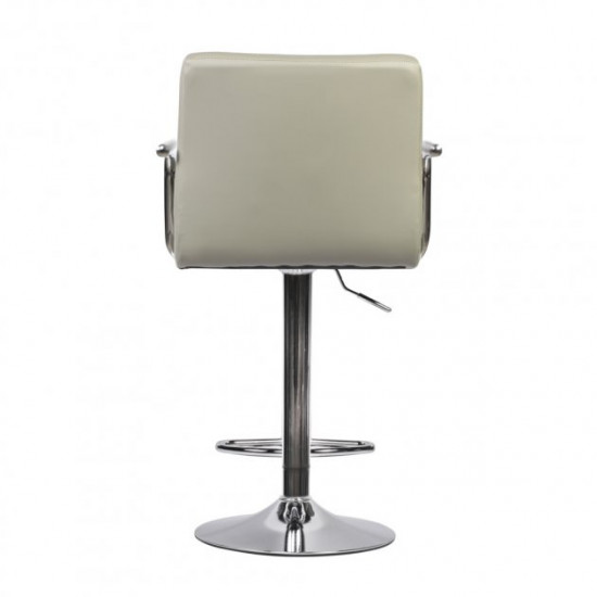 Барный стул HATTA Dublin Arm Eco Chrome Серый Барный стул HATTA Dublin Arm Eco Chrome Серый