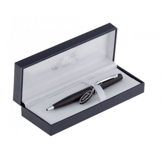 Gift ballpoint pen Regal in a case metal mat body Black (R80100.LB) Gift ballpoint pen Regal in a case metal mat body Black (R80100.LB)
