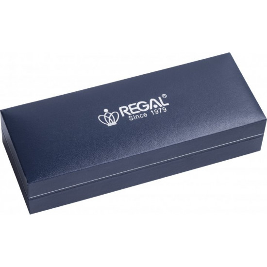 Regal gift ballpoint pen in a metal case, metallic black (R131200.PB10.B) Regal gift ballpoint pen in a metal case, metallic black (R131200.PB10.B)