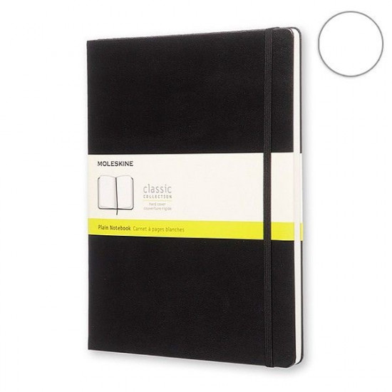 Блокнот Moleskine Classic большой нелинованные черный (QP092) Блокнот Moleskine Classic большой нелинованные черный (QP092)