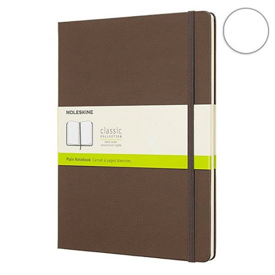 Блокнот Moleskine Classic большой нелинованный коричневый (QP092P14) Блокнот Moleskine Classic большой нелинованный коричневый (QP092P14)