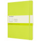 Блокнот Moleskine Classic великий м'який нелінований зелений лимонний (QP623C2) Блокнот Moleskine Classic великий м'який нелінований зелений лимонний (QP623C2)