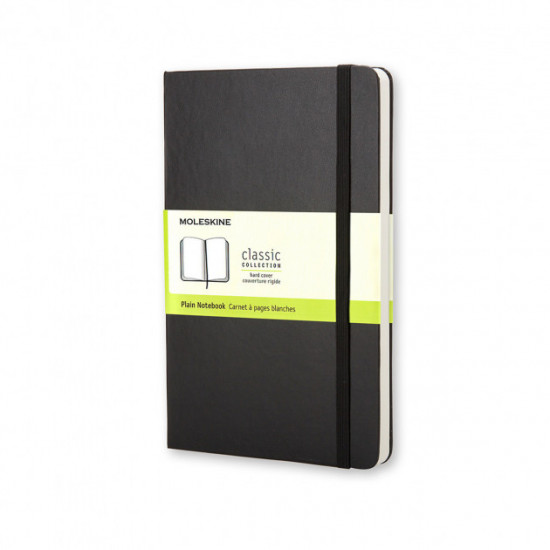 Блокнот Moleskine Classic средний нелинованные черный (QP062) Блокнот Moleskine Classic средний нелинованные черный (QP062)