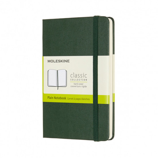 Блокнот Moleskine Classic средний нелинованный миртовый зеленый (QP062K15) Блокнот Moleskine Classic средний нелинованный миртовый зеленый (QP062K15)