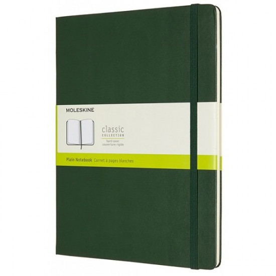  Блокнот Moleskine Classic большой нелинованные миртовый зеленый (QP092K15)