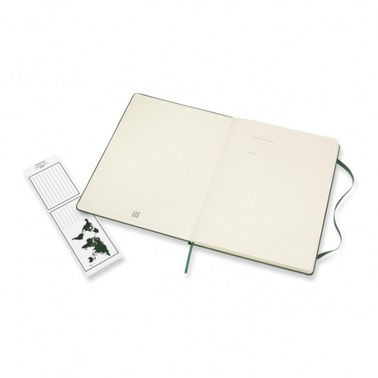  Блокнот Moleskine Classic большой нелинованные миртовый зеленый (QP092K15)