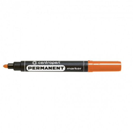 Marker Centropen Permanent 2.5 mm round Orange (35437) Marker Centropen Permanent 2.5 mm round Orange (35437)