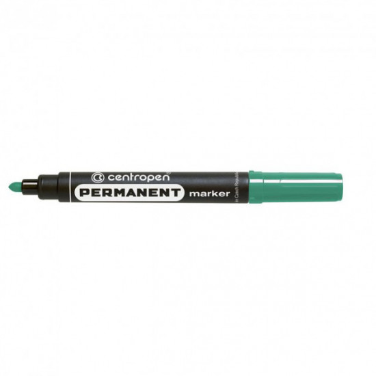 Marker Centropen Permanent 2.5 mm round Green (01846) Marker Centropen Permanent 2.5 mm round Green (01846)