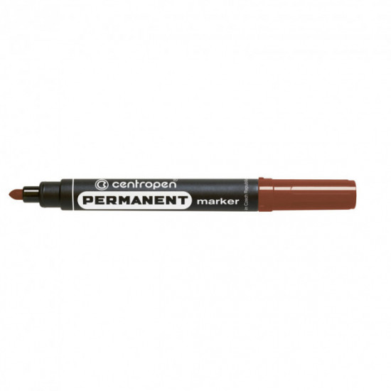 Marker Centropen Permanent 2.5 mm round Brown (35439) Marker Centropen Permanent 2.5 mm round Brown (35439)