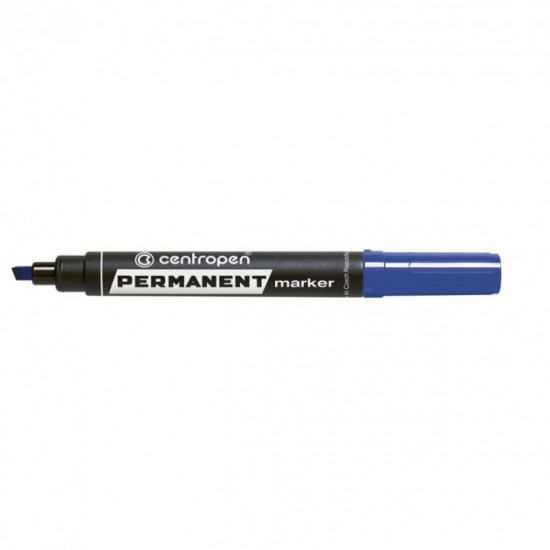 Marker Centropen Permanent 1-4.6 mm wedge Blue (01851) Marker Centropen Permanent 1-4.6 mm wedge Blue (01851)