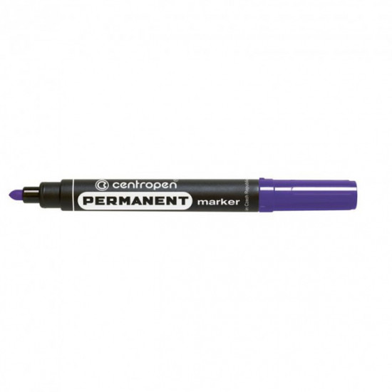 Marker Centropen Permanent 2.5 mm round Purple (35438) Marker Centropen Permanent 2.5 mm round Purple (35438)