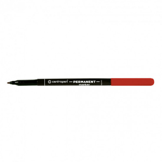 Маркер Centropen Permanent 1 мм Красный (01871) Маркер Centropen Permanent 1 мм Красный (01871)