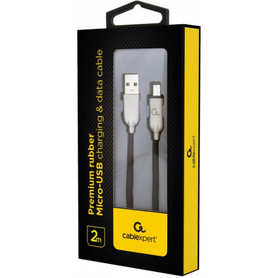 Кабель Cablexpert USB - MicroUSB 2 м Black (CC-USB2R-AMmBM-2M) Кабель Cablexpert USB - MicroUSB 2 м Black (CC-USB2R-AMmBM-2M)