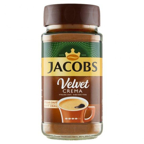 Розчинна кава Jacobs Velvet 200 грам у скляній банці | Чехія Розчинна кава Jacobs Velvet 200 грам у скляній банці | Чехія