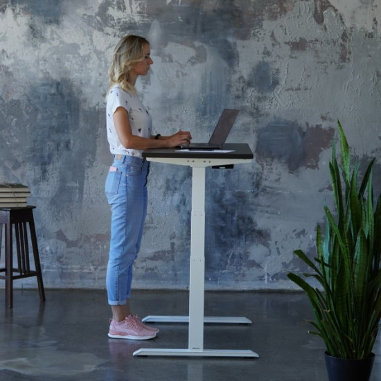Стол с регулировкой высоты SMART STIL 2W-DSPB14070 140x70 бело-чёрный Стол с регулировкой высоты SMART STIL 2W-DSPB14070 140x70 бело-чёрный