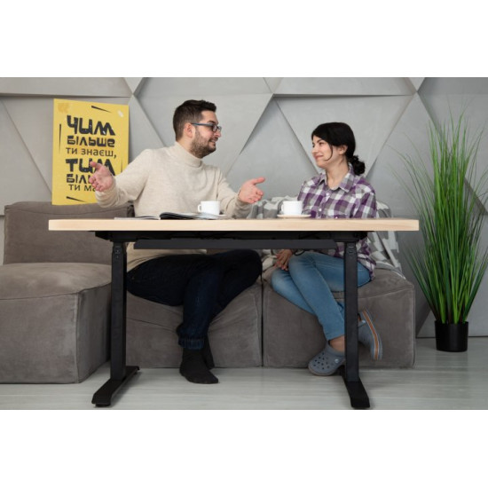 Стол с регулировкой высоты SMART STIL 2W-DSPB14070 140x70 бело-чёрный Стол с регулировкой высоты SMART STIL 2W-DSPB14070 140x70 бело-чёрный