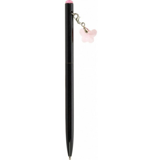 Ballpoint pen Maxi metal with crystal keychain Ballpoint pen Maxi metal with crystal keychain