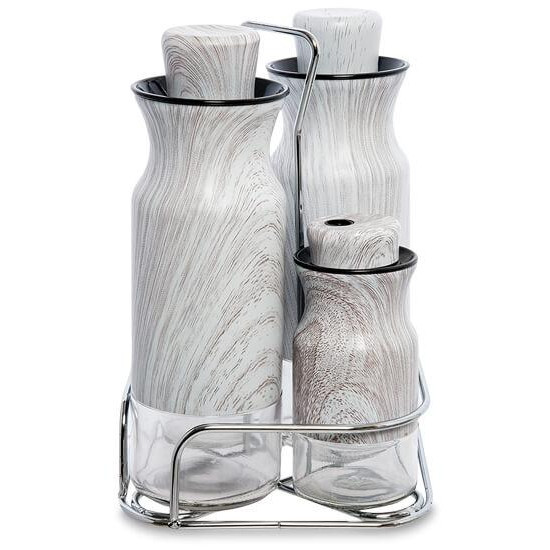 Spice set with metal stand 20 cm. BST 600985 Spice set with metal stand 20 cm. BST 600985