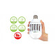 Светодиодная лампа уничтожитель комаров насекомых 2 в 1 ZAPPLIGHT LED LAMP UKC белый Светодиодная лампа уничтожитель комаров насекомых 2 в 1 ZAPPLIGHT LED LAMP UKC белый