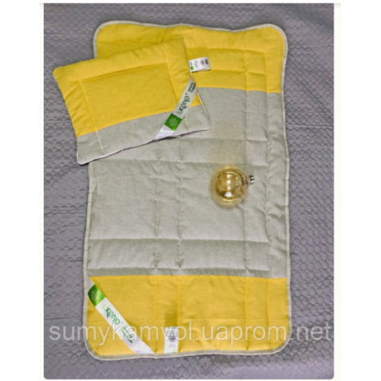 Children's topper (mattress cover) hemp Ukono Comfort 200 g/m2 60*120 cm Children's topper (mattress cover) hemp Ukono Comfort 200 g/m2 60*120 cm