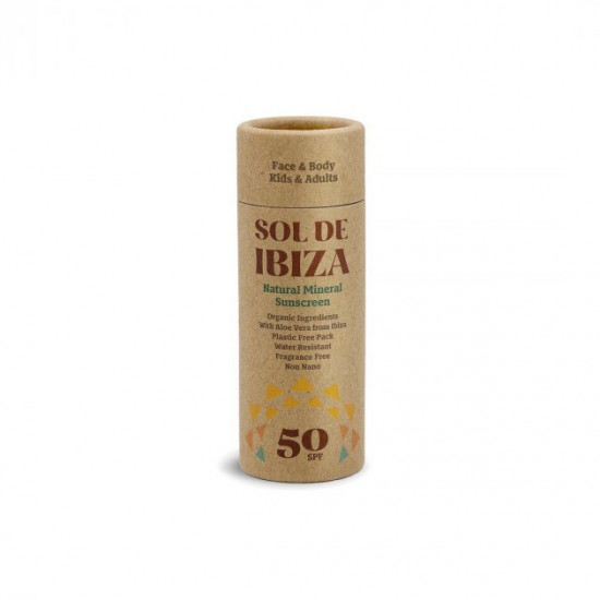 Органічний сонцезахисний крем стик Sol De Ibiza, SPF 50