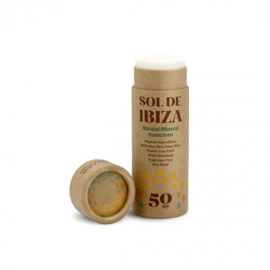 Органічний сонцезахисний крем стик Sol De Ibiza, SPF 50