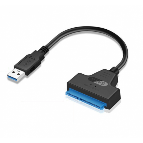 Кабель-переходник USB3.0 - SATA2.5 для жесткого диска SSD до 5Гбит/с Кабель-переходник USB3.0 - SATA2.5 для жесткого диска SSD до 5Гбит/с