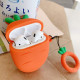 Силіконовий футляр Smile Fruits series для навушників AirPods + кільце Carrot Силіконовий футляр Smile Fruits series для навушників AirPods + кільце Carrot