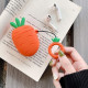 Силіконовий футляр Smile Fruits series для навушників AirPods + кільце Carrot Силіконовий футляр Smile Fruits series для навушників AirPods + кільце Carrot