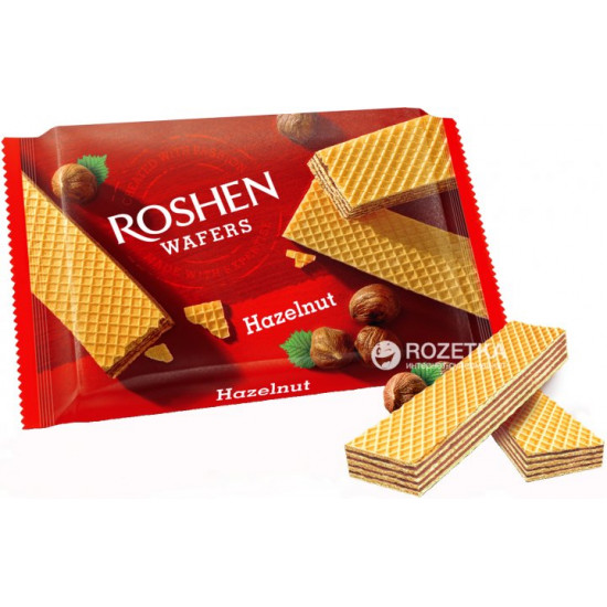 Упаковка вафель Roshen Wafers Горіх 40 шт х 72 г (4823077632884) Упаковка вафель Roshen Wafers Горіх 40 шт х 72 г (4823077632884)