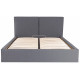 Кровать Delhi Standart 140 х 200 см Мисти Dark Grey Темно-серая Кровать Delhi Standart 140 х 200 см Мисти Dark Grey Темно-серая
