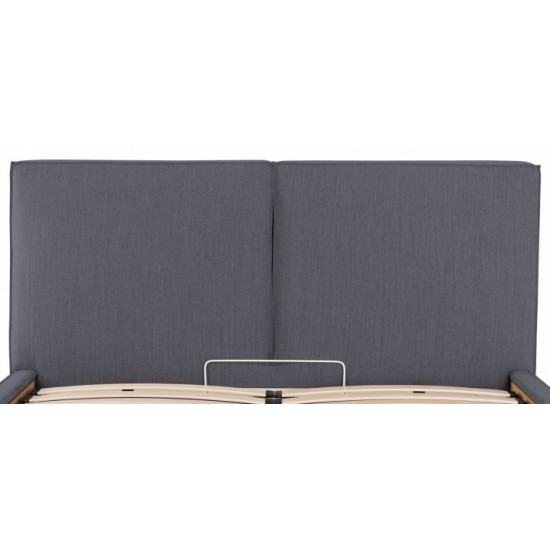 Кровать Delhi Standart 140 х 200 см Мисти Dark Grey Темно-серая Кровать Delhi Standart 140 х 200 см Мисти Dark Grey Темно-серая