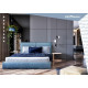 Кровать Delhi Standart 140 х 200 см Мисти Dark Grey Темно-серая Кровать Delhi Standart 140 х 200 см Мисти Dark Grey Темно-серая