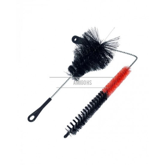 Set of brush for cleaning the shaft black + brush for the flask black Set of brush for cleaning the shaft black + brush for the flask black
