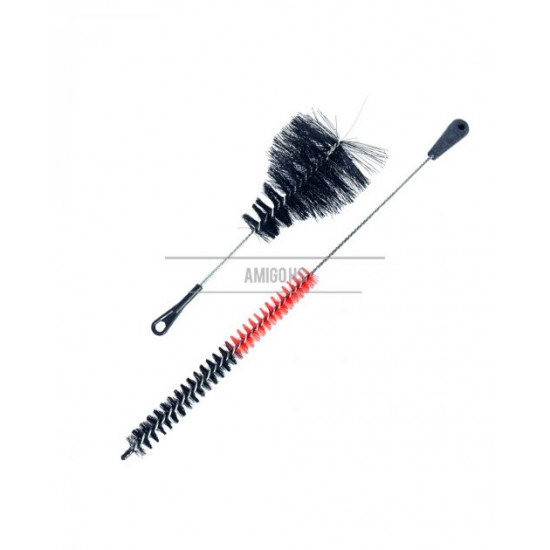 Set of brush for cleaning the shaft black + brush for the flask black Set of brush for cleaning the shaft black + brush for the flask black